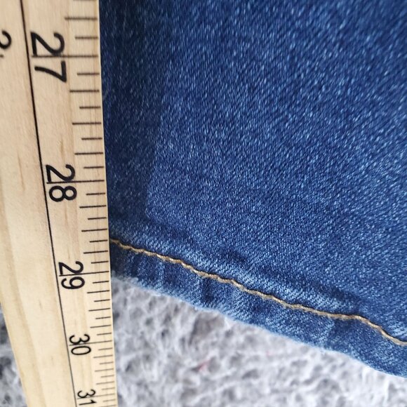 Maurices Jeans Womens Size 6 Blue Distressed Skinny Stretch Denim - Picture 7 of 12